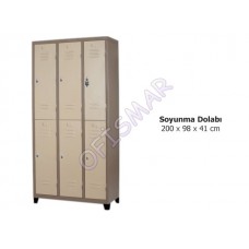 8302-A Ofismar Altılı Soyunma Dolabı